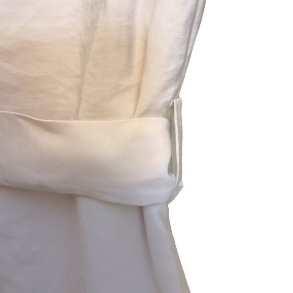 Donna Karan Beige Belted Blazer Jacket Women's Linen Blend Lightweight Size 4 - Picture 8 of 10
